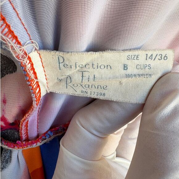 Vintage Union Made "Perfection Fit by Roxanne" Halter Maxi Dress S/M pls read! - Picture 2 of 16